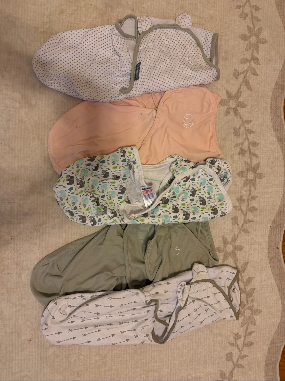 Velcro swaddle bundle of 7